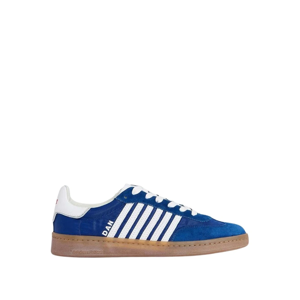 Dsquared2 Men's Blue Sneakers, 6 Uk, Lace-Up Low Top Trainers