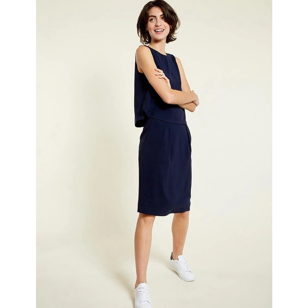 Ines De La Fressange Paris Celeste blauwe rok Blue Dames