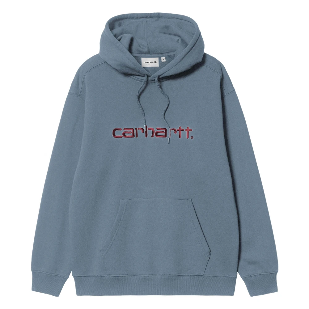 Carhartt Wip Hoodie Blue, Dam