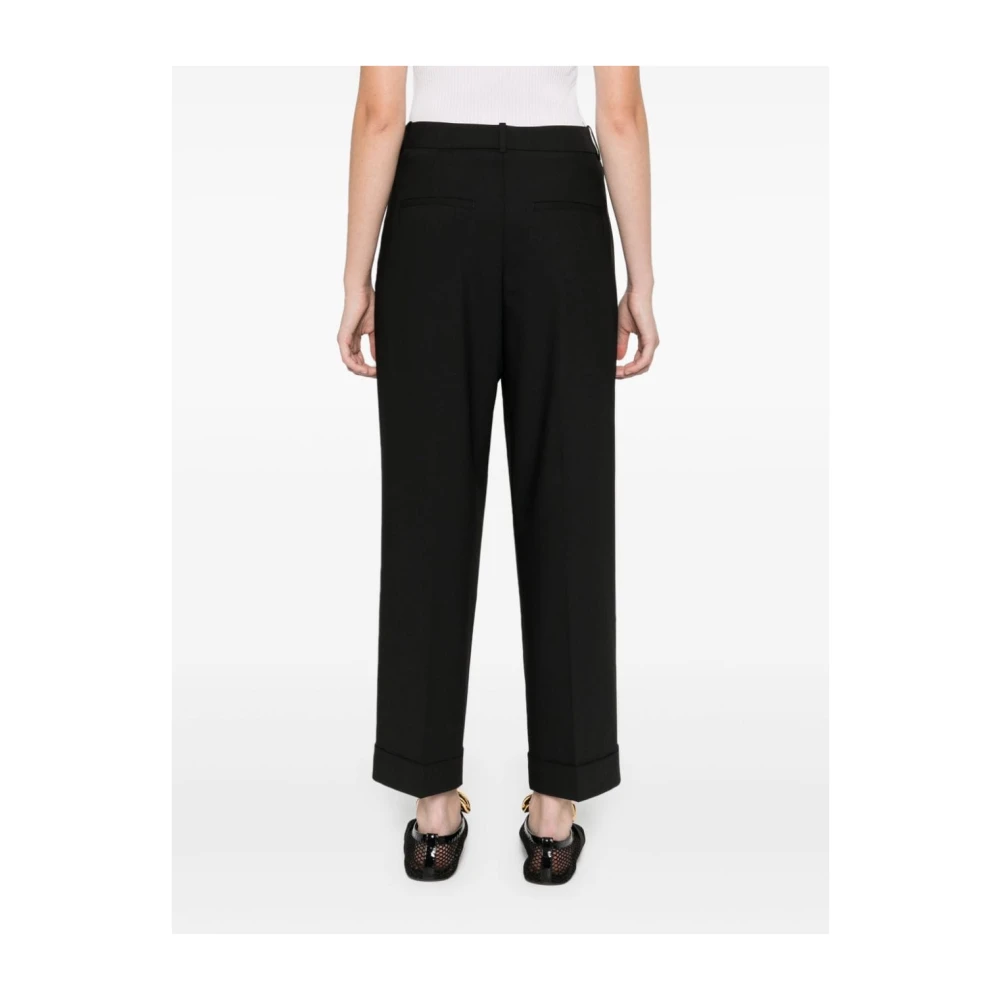 PESERICO Zwarte Broek Damesmode Aw24 Black Dames