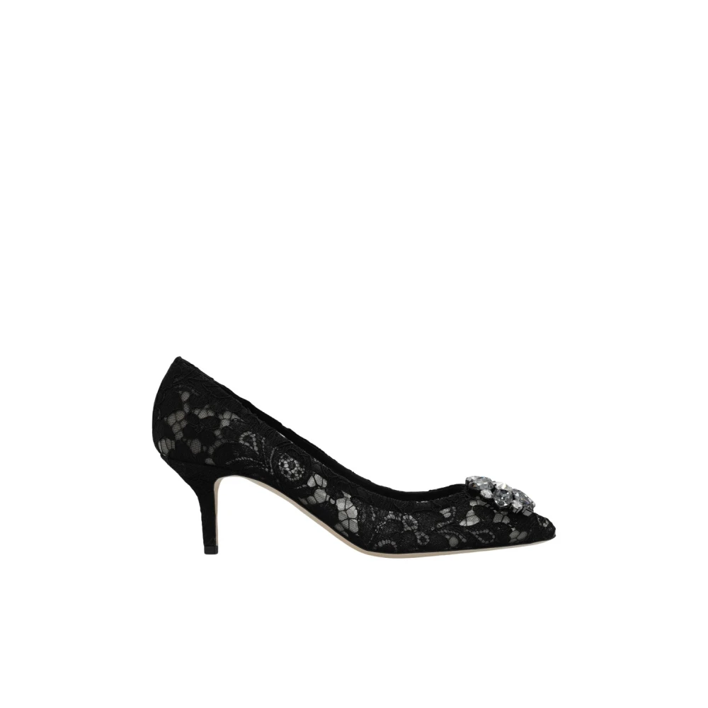 Dolce & Gabbana Vrouw Zwart Schoenen Dames, 36 Eu, Bellucci Stiletto Pumps