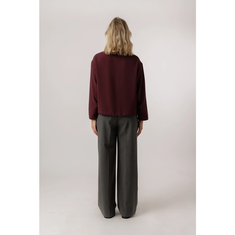 Dante 6 Trekkoord Top Wijnbes Mauve Red Dames