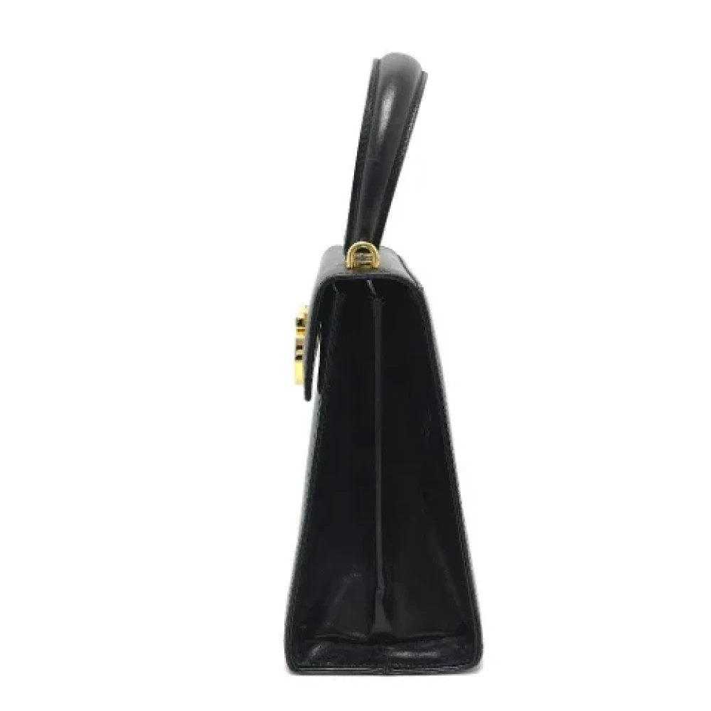 Salvatore Ferragamo Pre-owned Leather handbags Black Dames