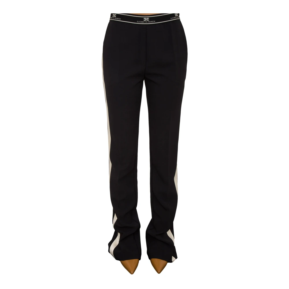 Elisabetta Franchi Stijlvolle Broek voor Vrouwen Black Dames