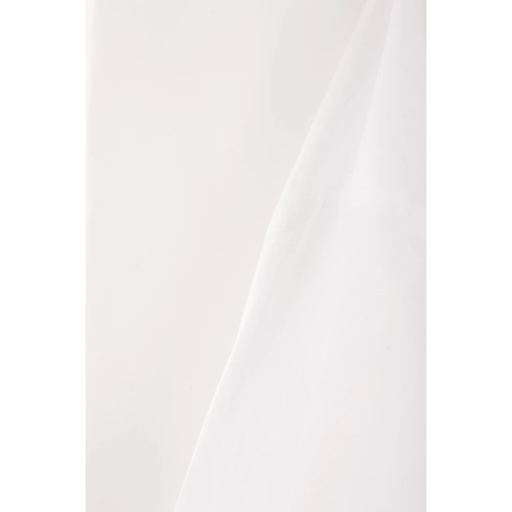 Yohji Yamamoto Witte Mouwloze Katoenen Overhemd White Dames