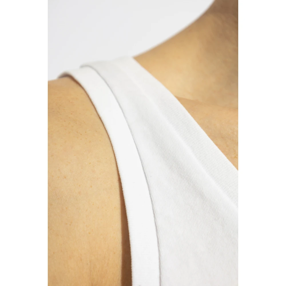 Dsquared2 Mouwloos T-shirt White Heren