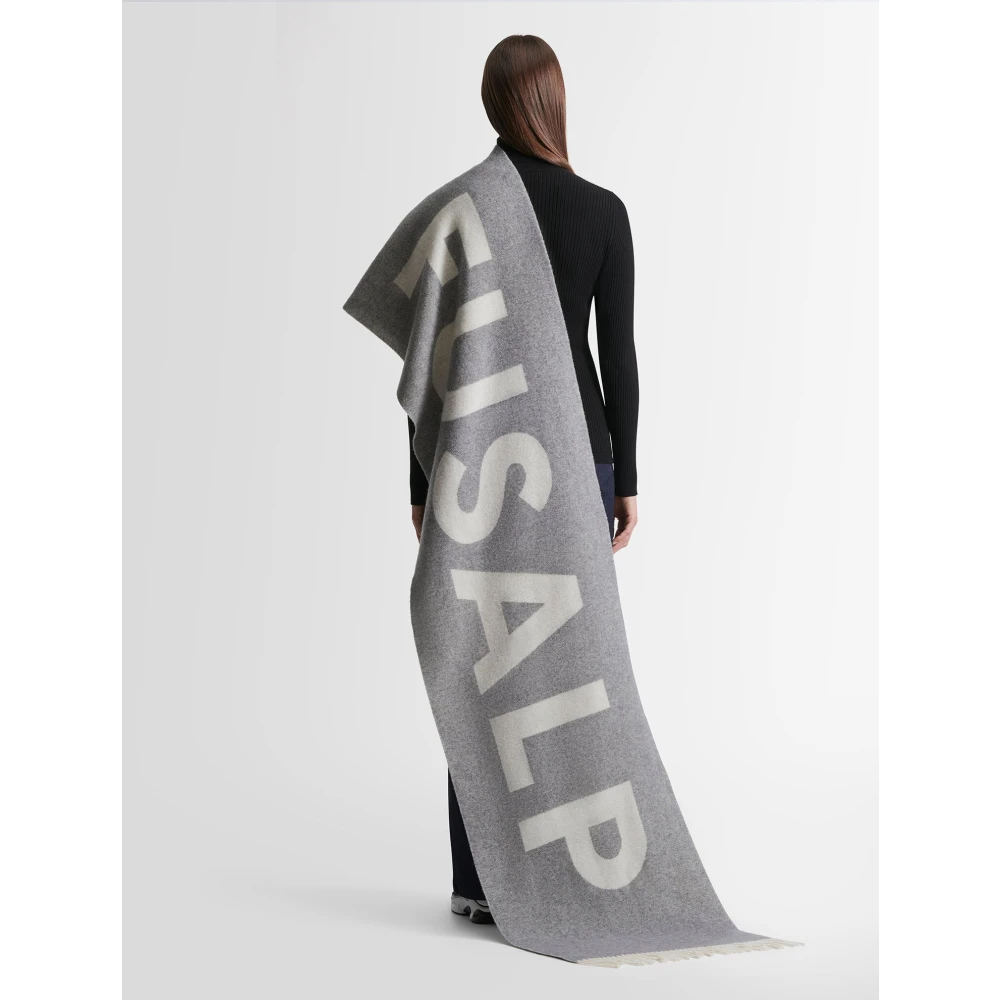 Fusalp Oversize Sjaal Gray Unisex