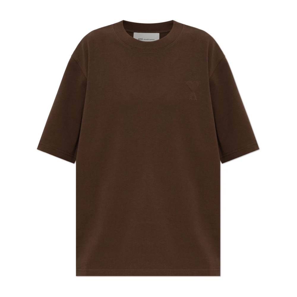 Ami Paris Uomo Marrone Top, S, New, - Immagine 4