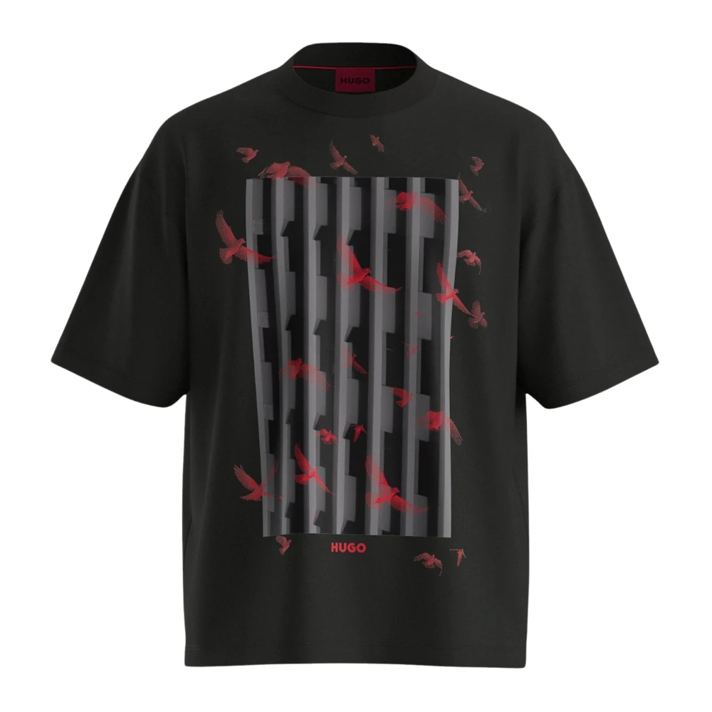Hugo - Tops > T-Shirts - Black - Hugo - Modalova