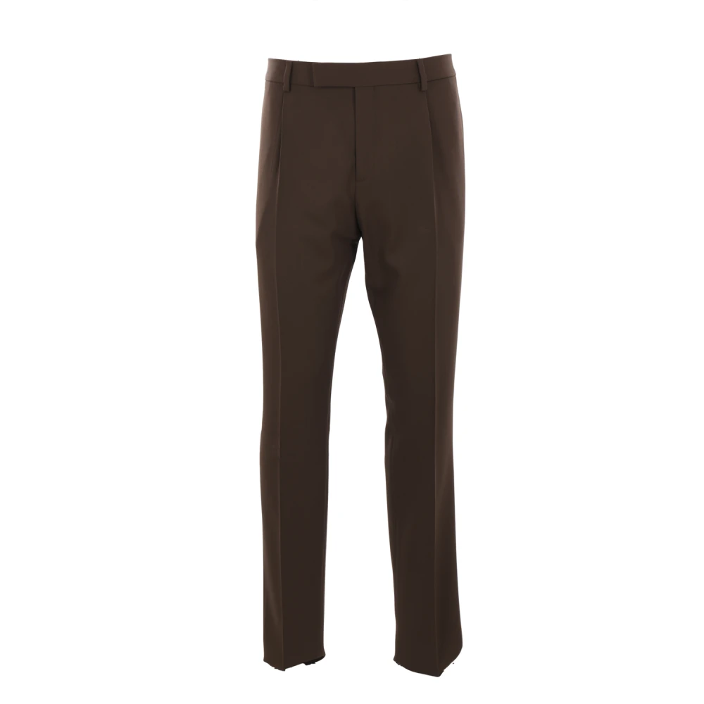 Lardini Donkerbruine wolboor chinos Brown Heren