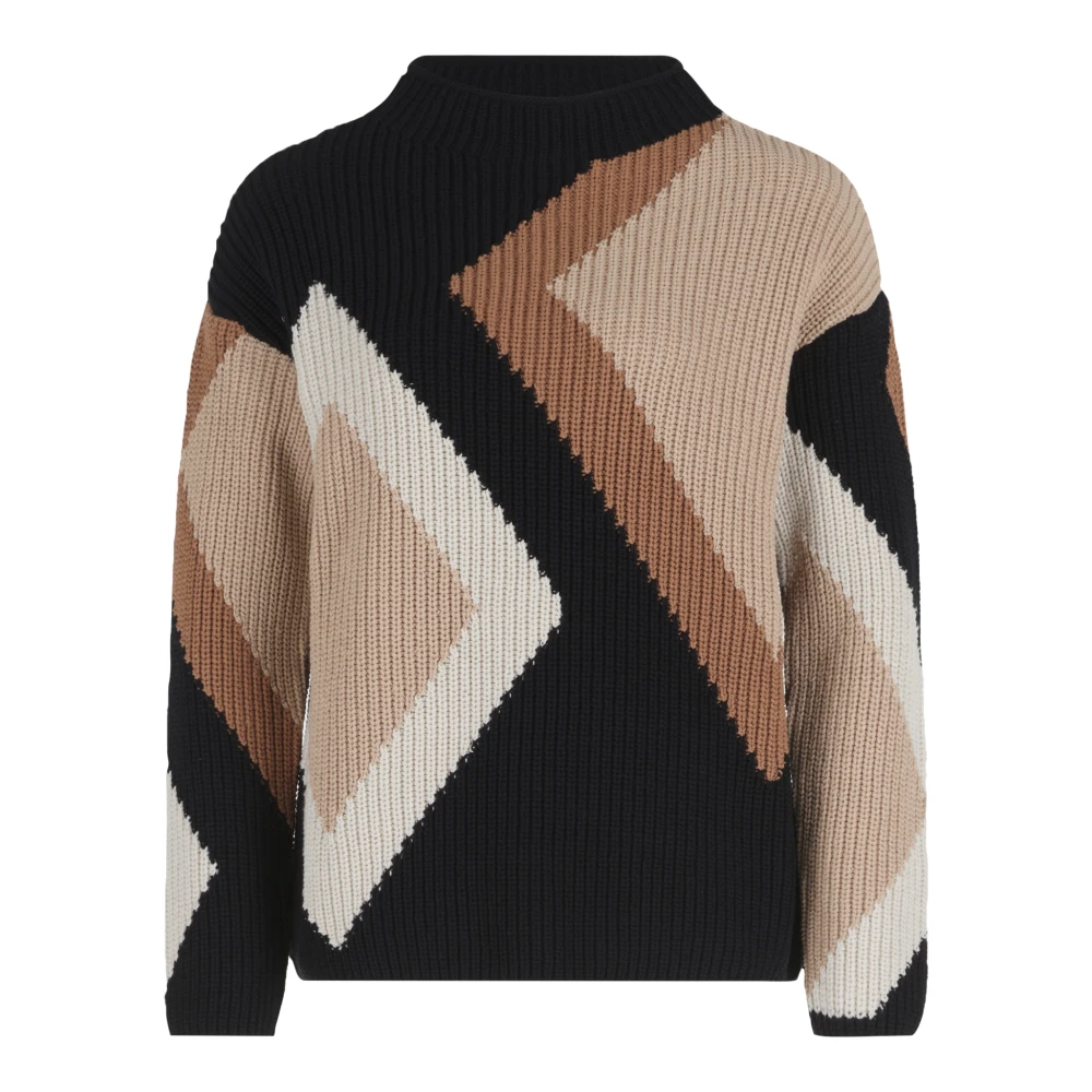Betty Barclay Grafische Gebreide Trui Multicolor Dames