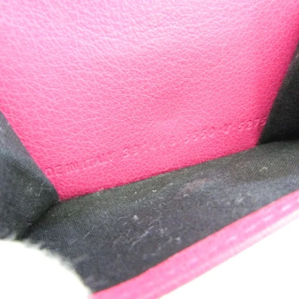 Balenciaga Vintage Pre-owned Leather wallets Pink Dames