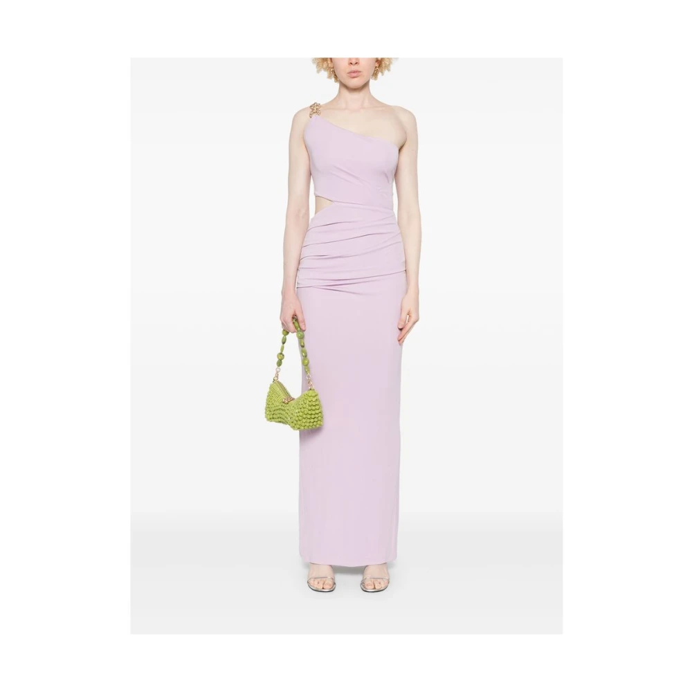 Cult Gaia Lavendel Paarse Cut-Out Jurk Purple Dames