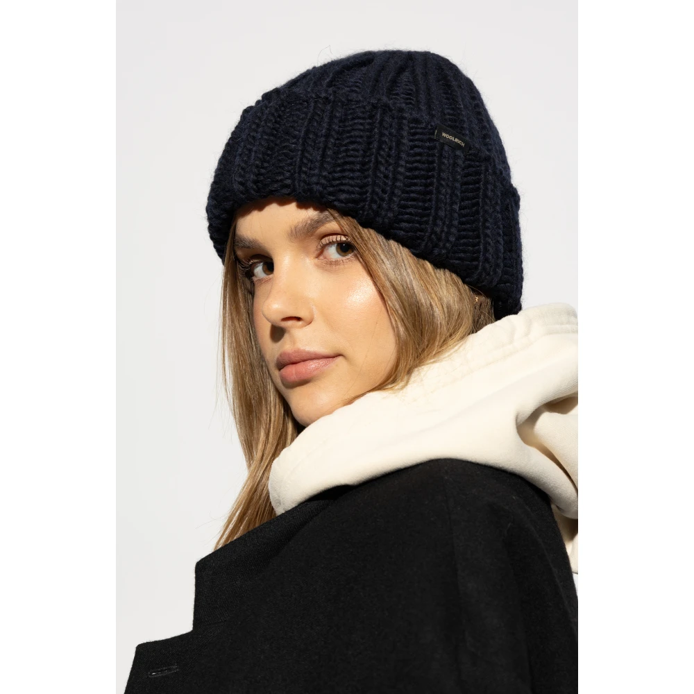 Woolrich Gevlochten Hoed Blue Dames