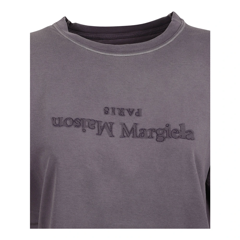 Maison Margiela Stijlvolle T-shirts en Polos Purple Dames