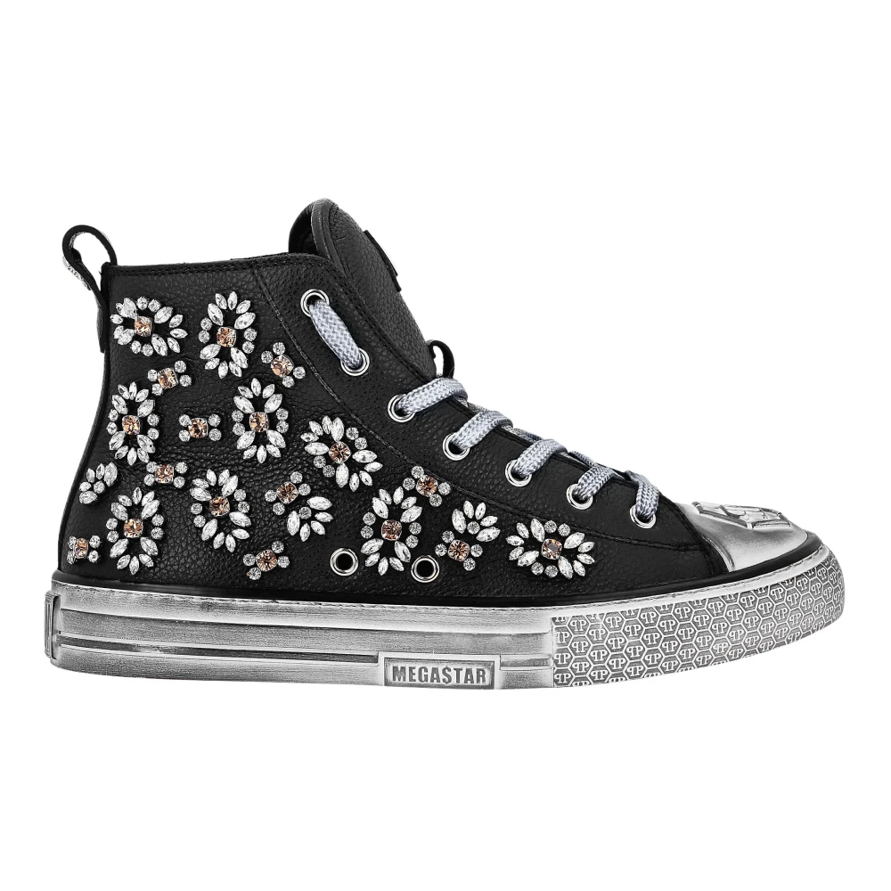 Philipp Plein High-Top Sneakers Megastar Dames Schoenen Zwart