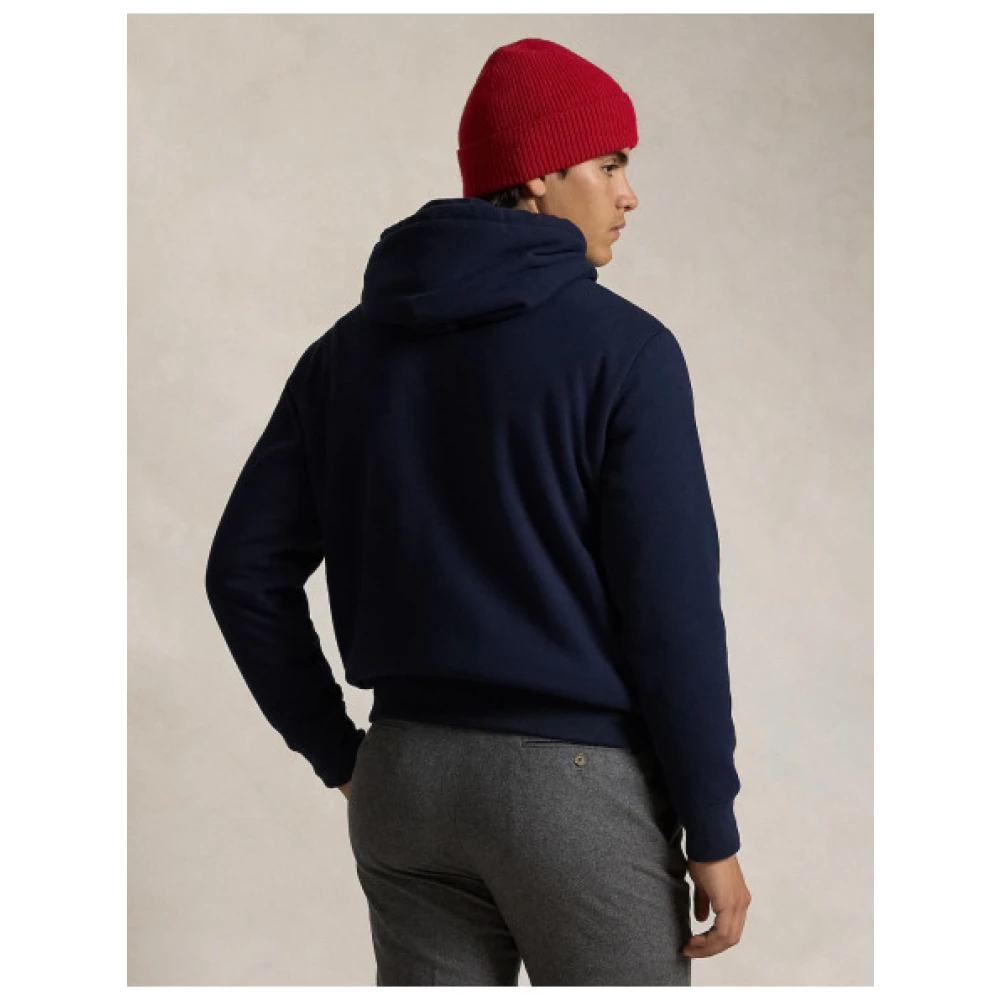 Polo Ralph Lauren Chic Winter Familie Hoodie Blue Heren