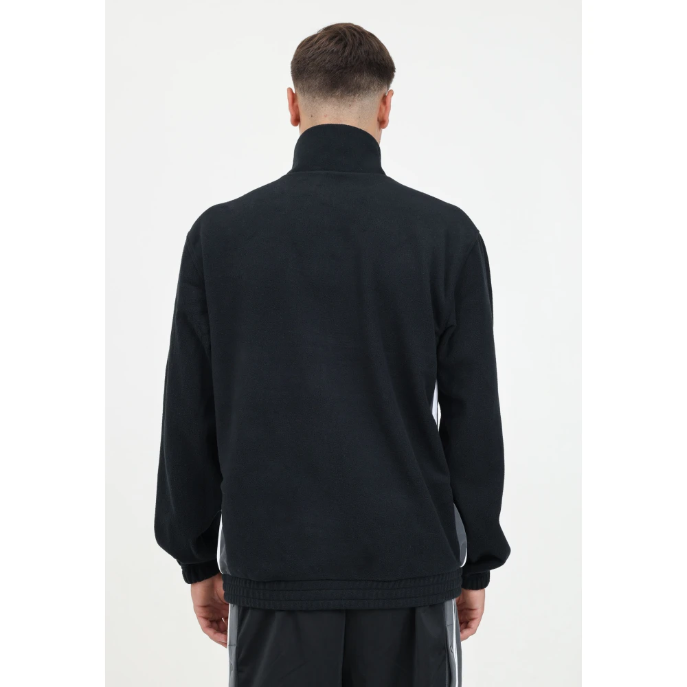 adidas Originals Zwarte Zip Sweater Adibreak Stijl Black Heren