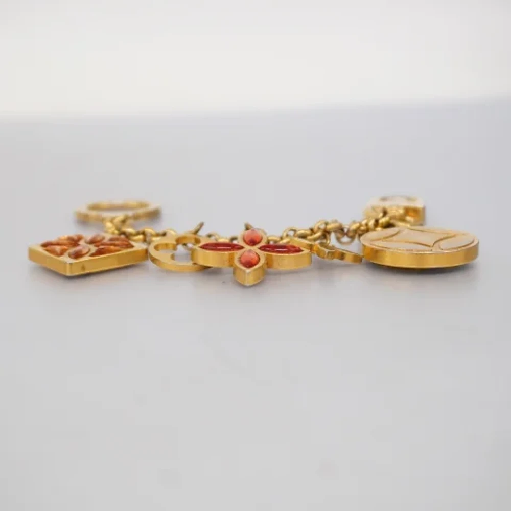 Louis Vuitton Vintage Pre-owned Metal key-holders Yellow Dames