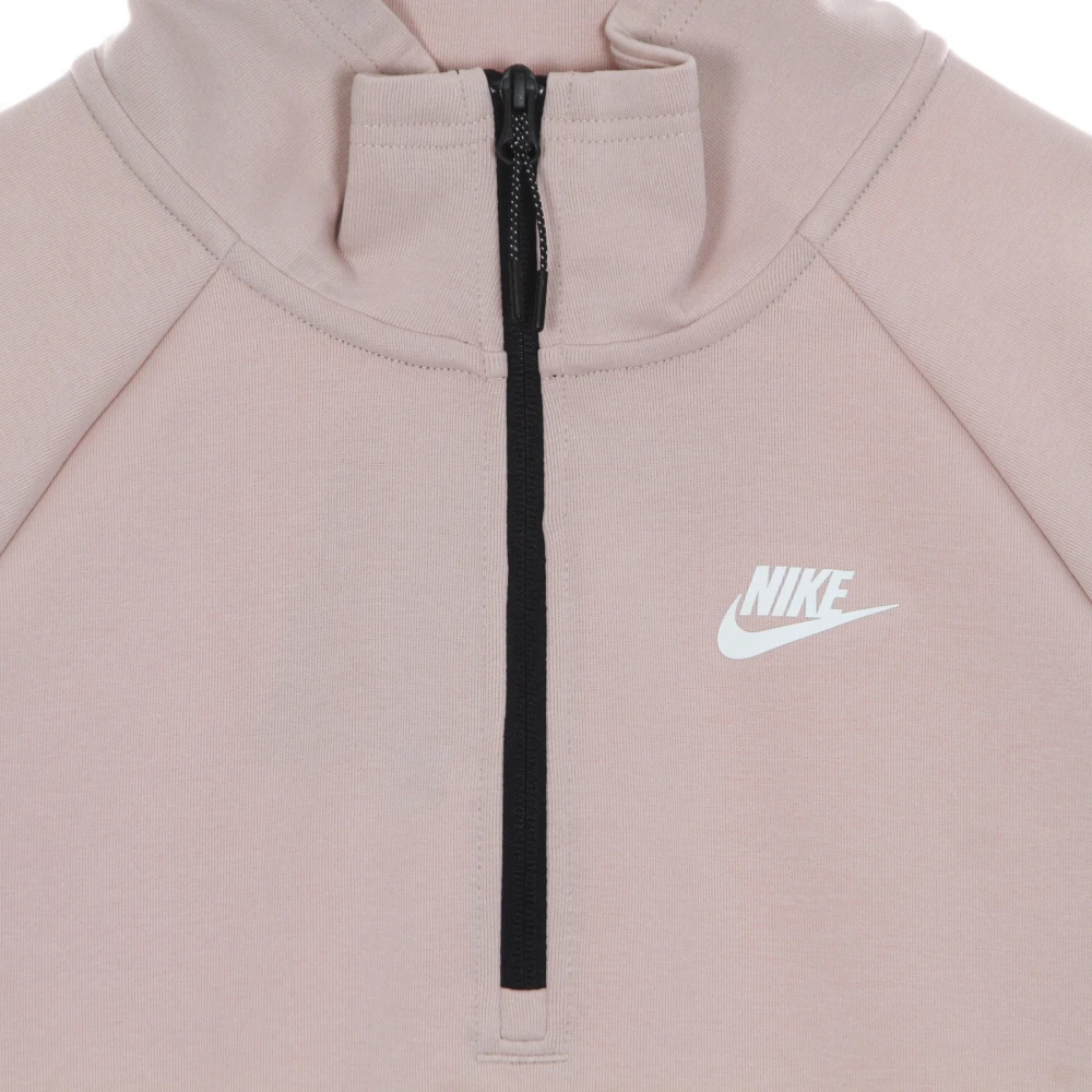 Nike Hooggesloten Tech Fleece Sweatshirt Pink Dames