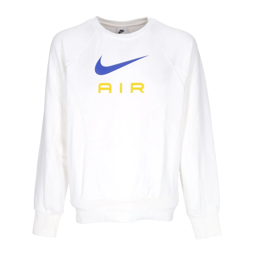 Nike Lichtgewicht French Terry Crewneck Sweatshirt White Heren