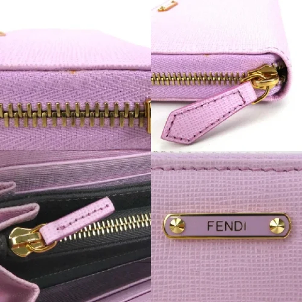 Fendi Vintage Pre-owned Leather wallets Pink Dames