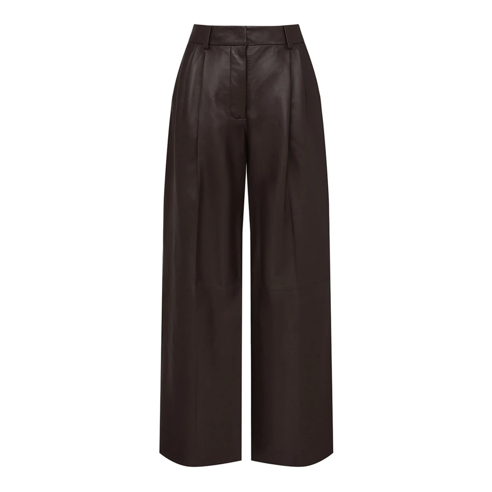 Zimmermann Leren op maat gemaakte broek in Mahonie Brown Dames