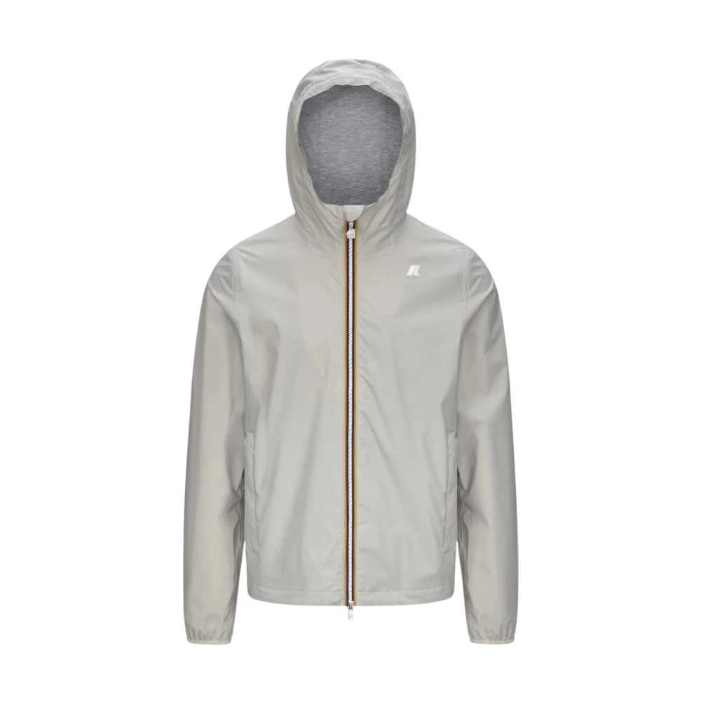 K-Way Men's Beige Light Jackets, Xl, Jack Jacket