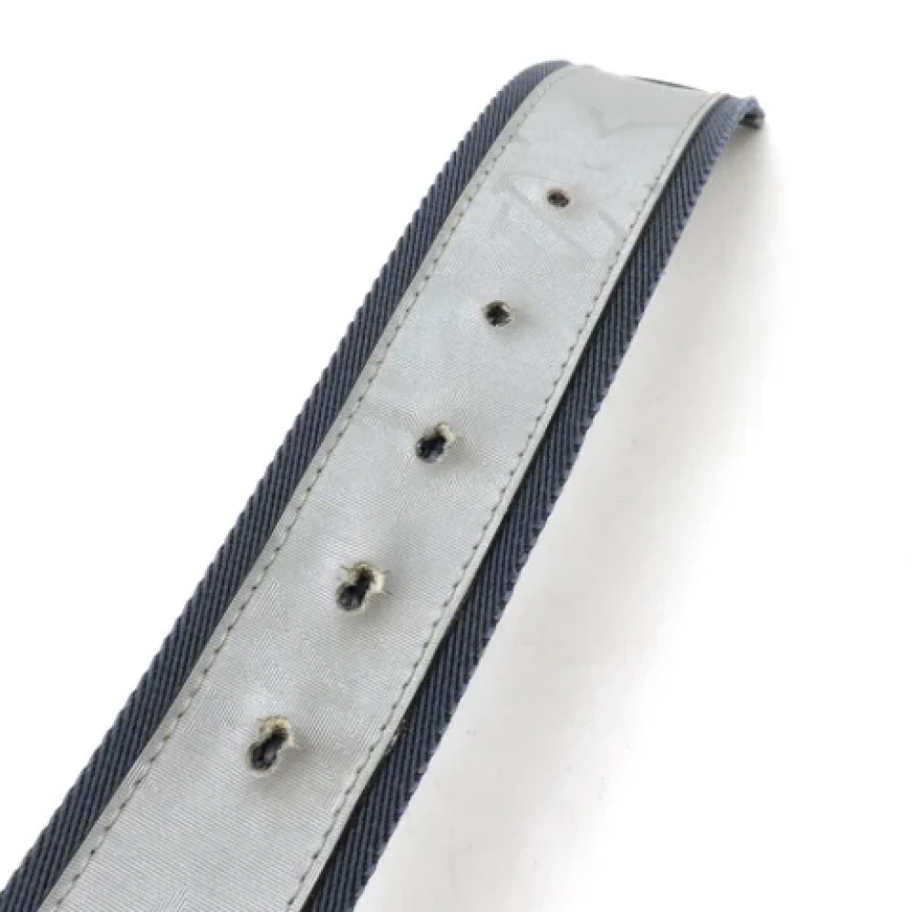 Louis Vuitton Vintage Pre-owned Leather belts Blue Heren