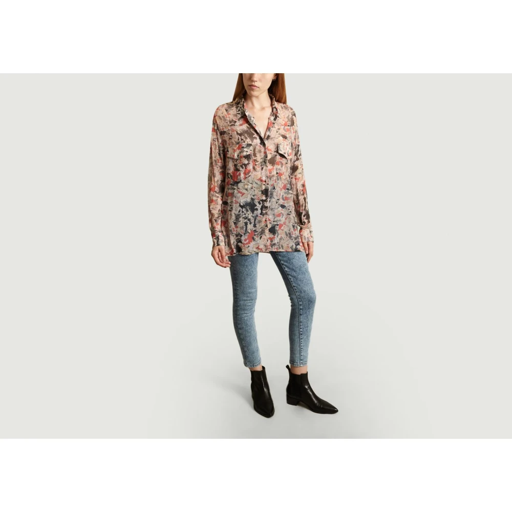IRO Bloemenprint Lang Shirt Multicolor Dames