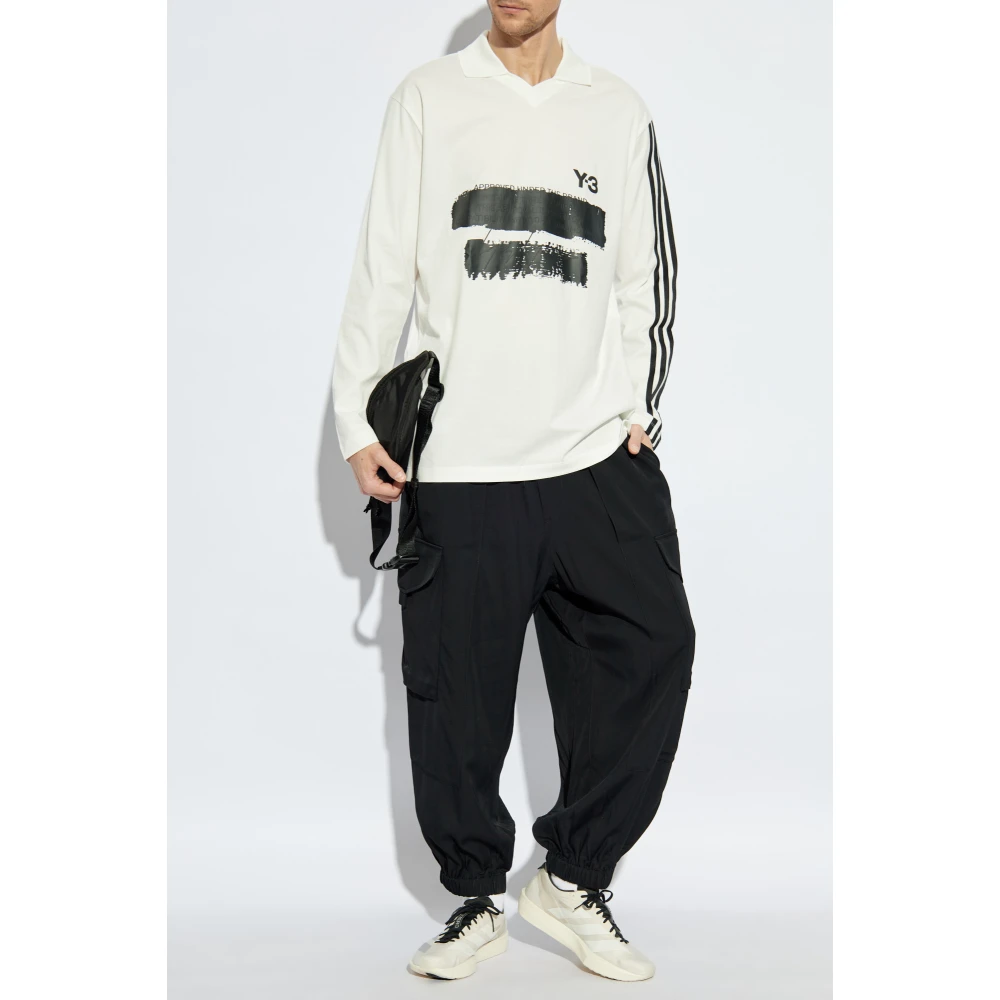 Y-3 Lage broek Black Heren