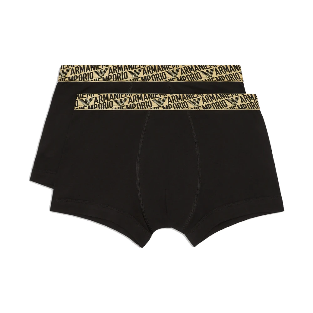 Emporio Armani Heren Logo Boxershort Set Black Heren