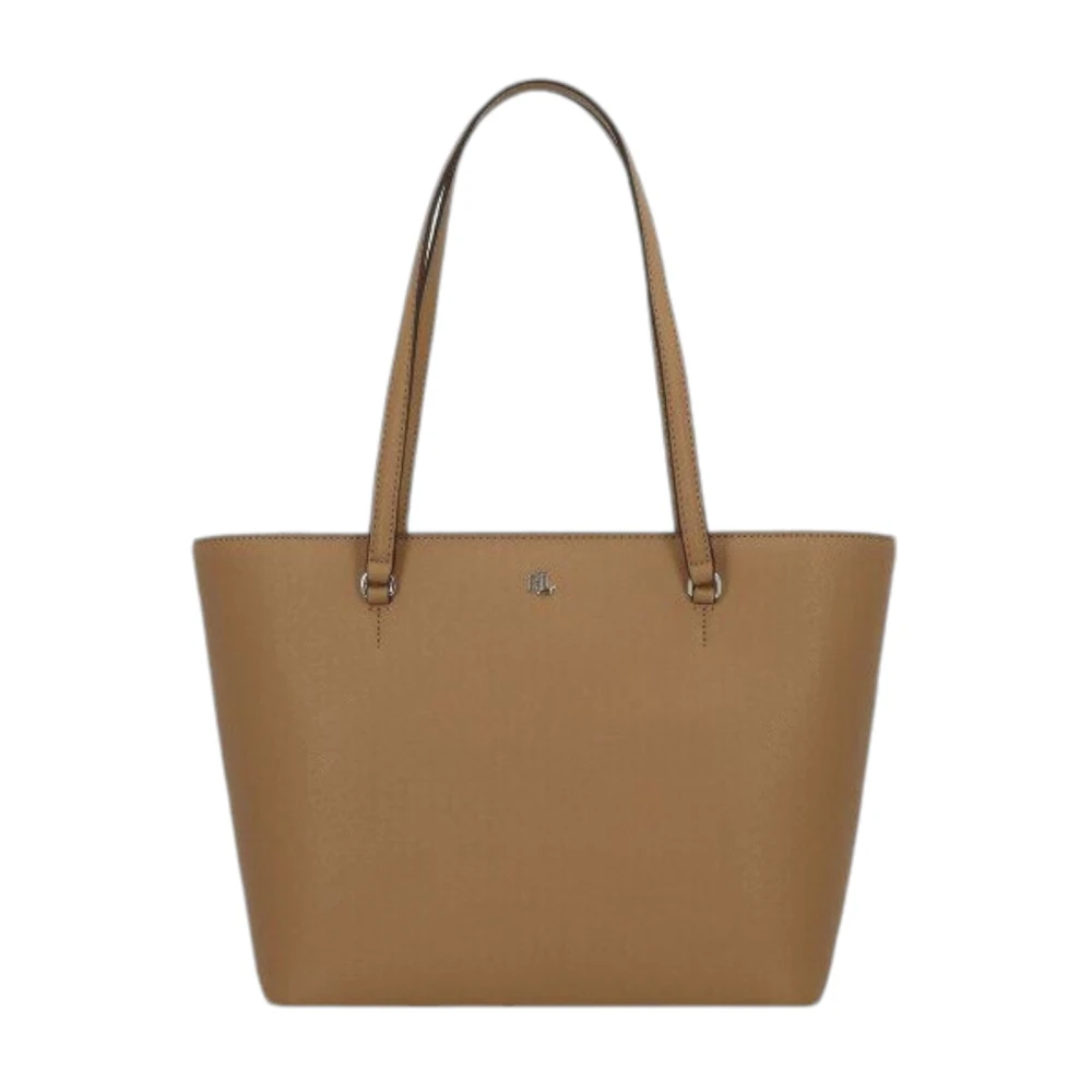 Ralph Lauren Stilren Läder Väska Beige, Dam