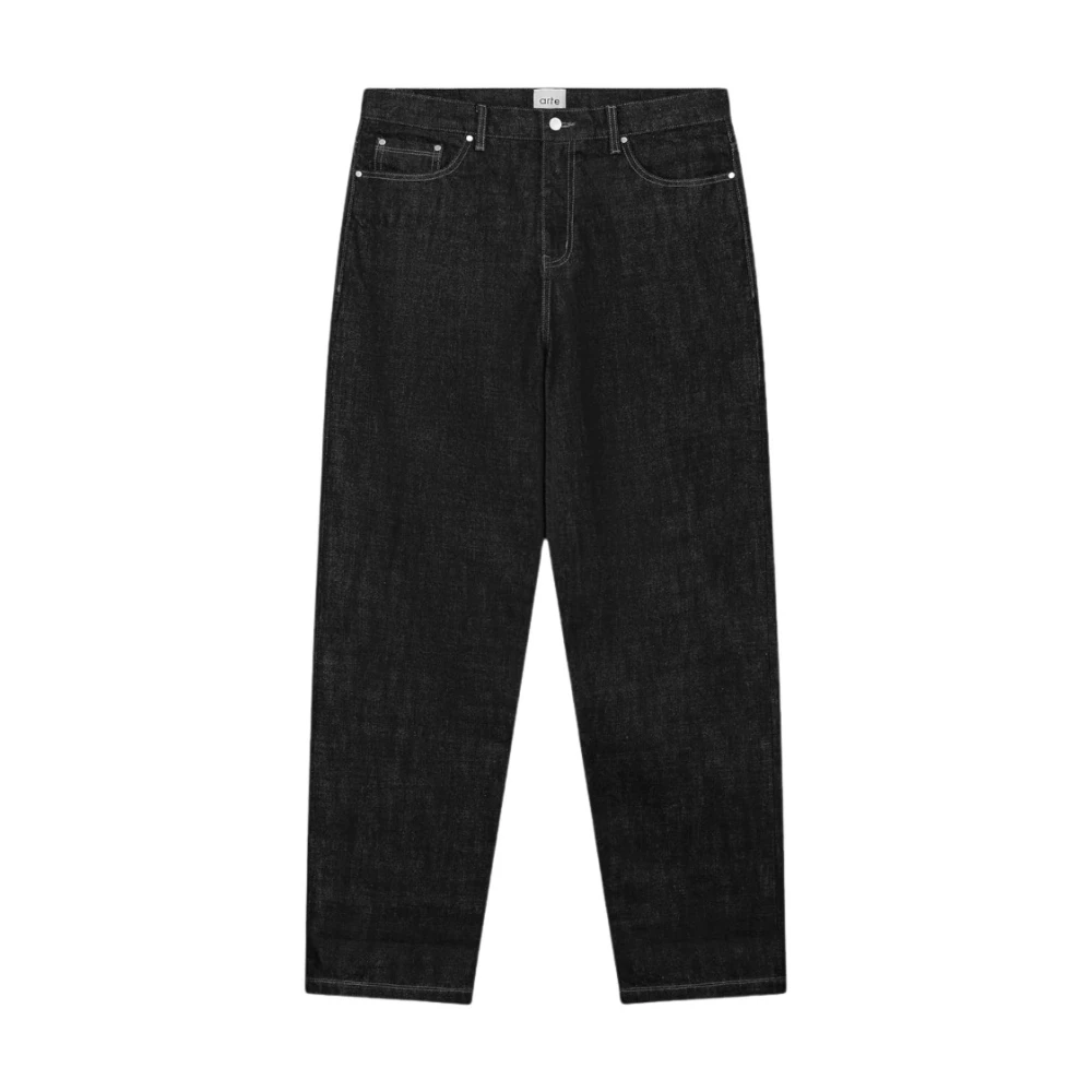 Arte Antwerp Zwarte Denim Broek Black Heren