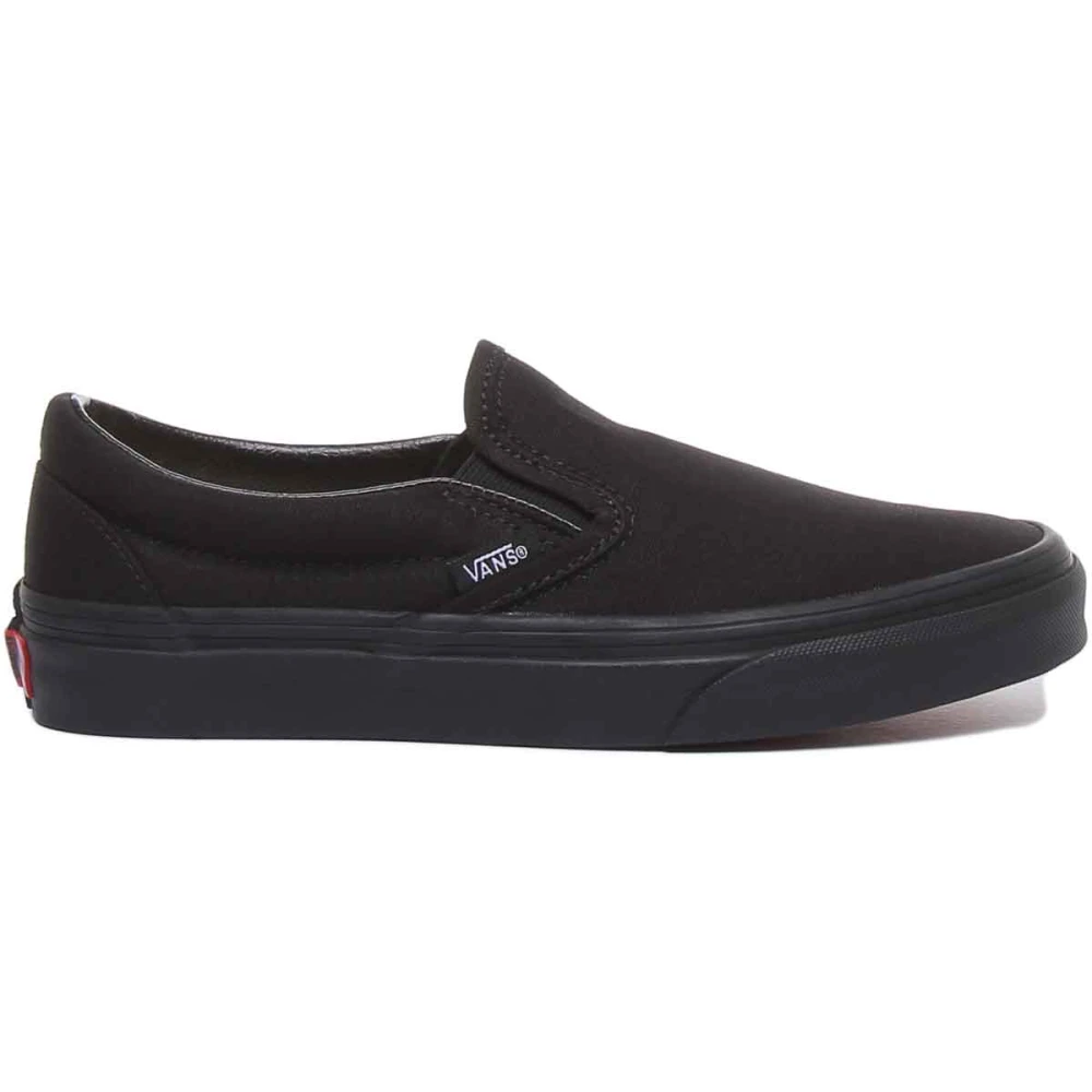 Vans Men's Black Classic Slip-On Sneaker In - Loafers - 8 Uk - Shoes