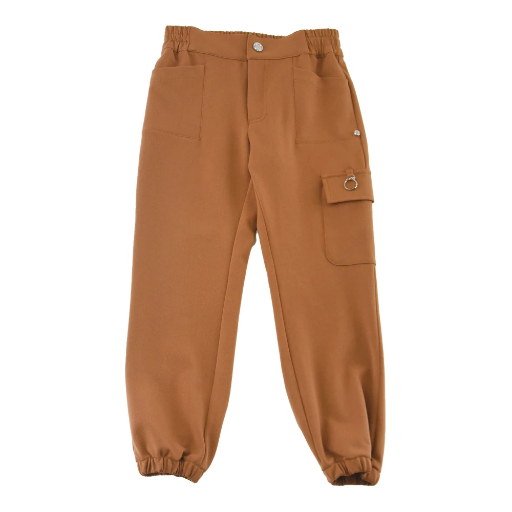 Trussardi Cargo Bomull Klassiska Byxor Brown, Unisex