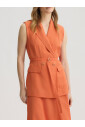 bruine-linnen-gilet-met-riem