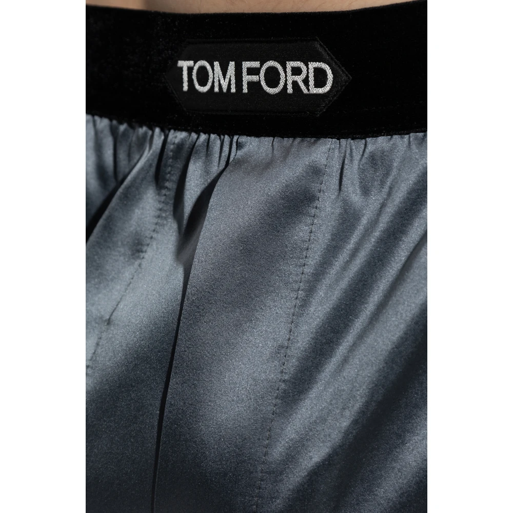 Tom Ford Zijden lingerie shorts Gray Heren