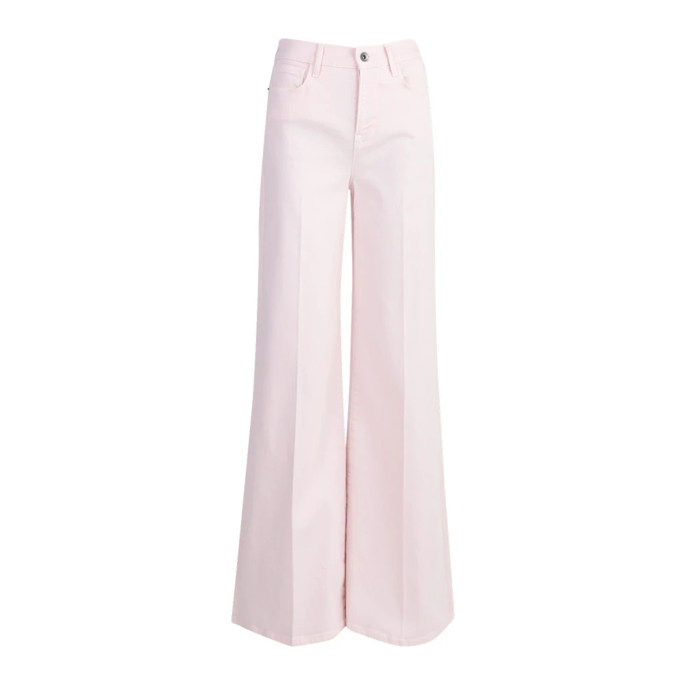 March23 Moderne Bootcut Flared Jeans Pink Dames