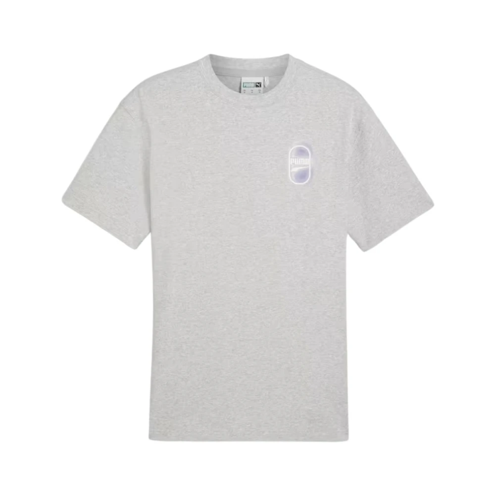 Puma Grafische Tee Shirt Collectie Gray Heren