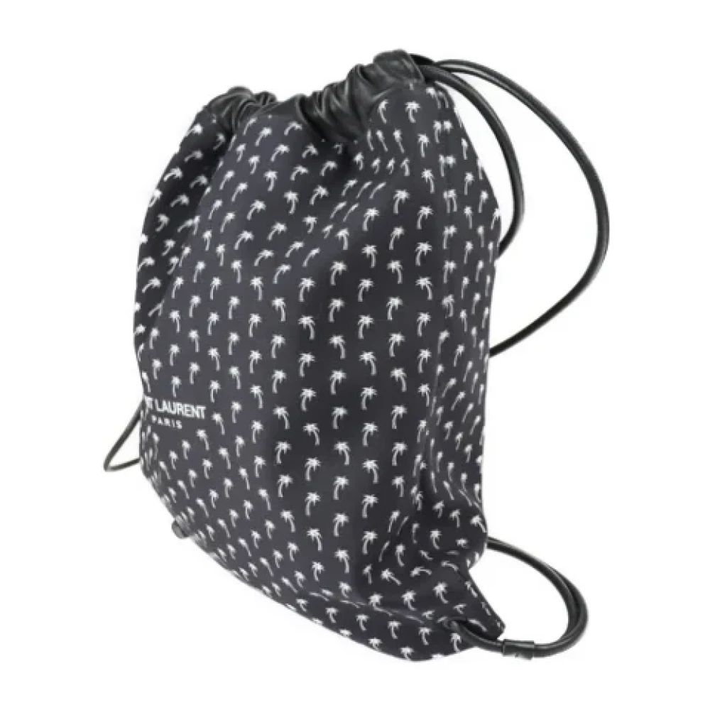Yves Saint Laurent Vintage Pre-owned Fabric shoulder-bags Black Dames