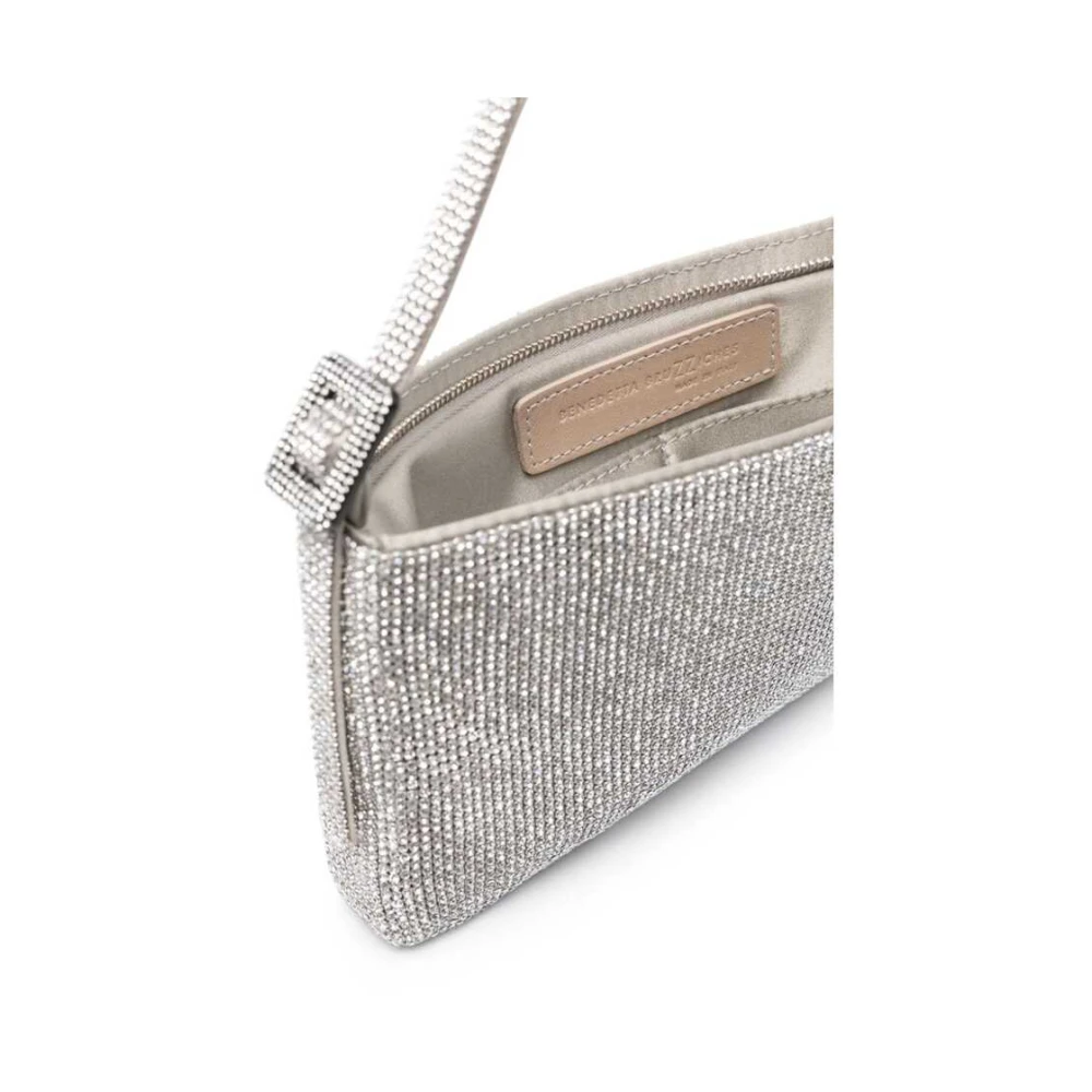 Benedetta Bruzziches Tas met Strass Versiering Gray Dames