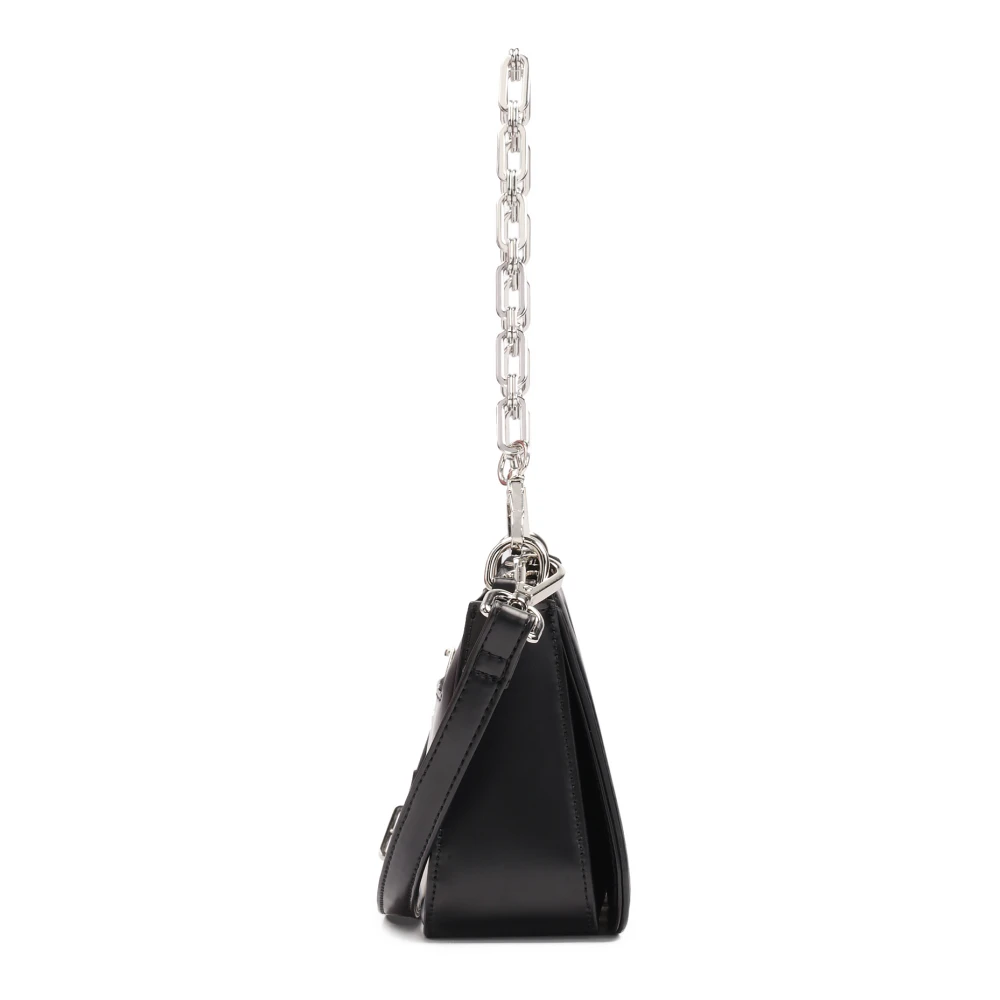 Kazar Studio Zwarte handtas met twee banden Black Dames