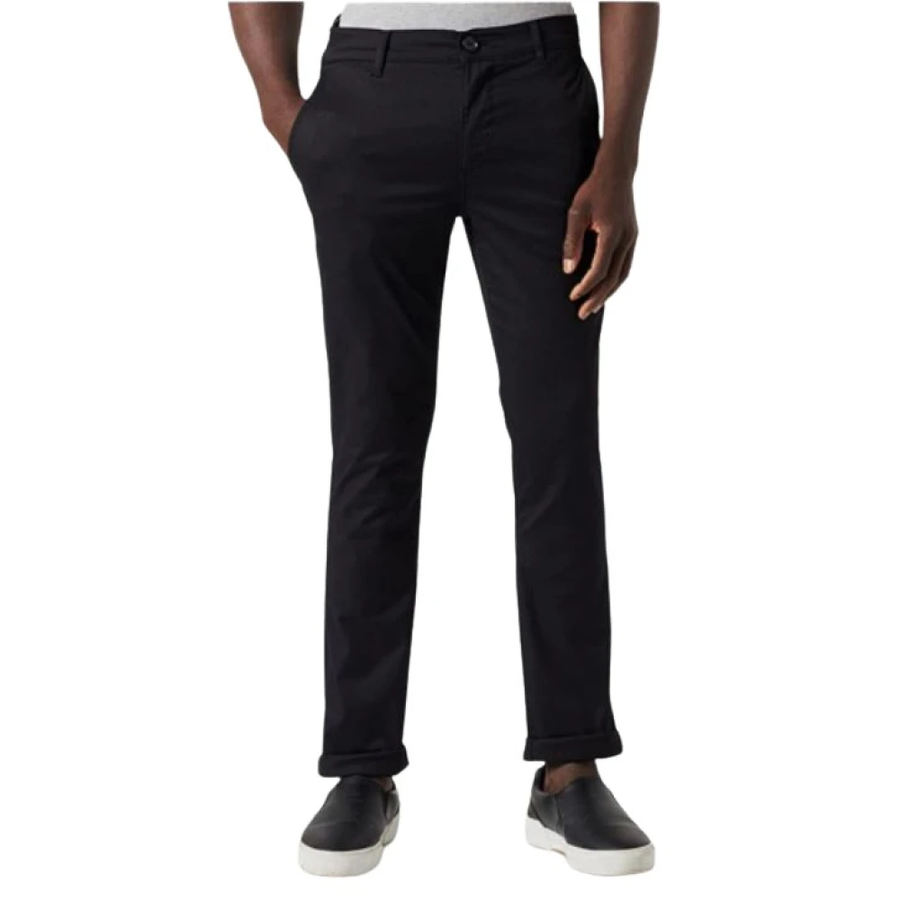 Armani Exchange Uomo Nero Pantaloni Neri Urbani