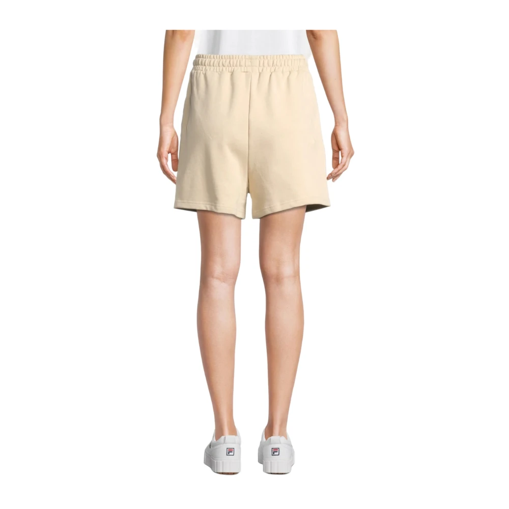 Fila Dames Shorts Balve Faw0446 Katoen Beige Dames