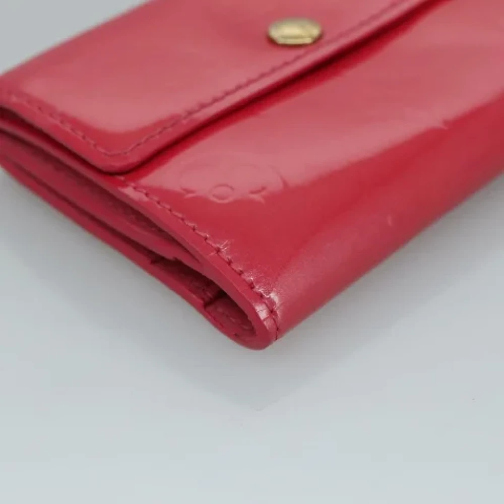 Louis Vuitton Vintage Pre-owned Leather wallets Red Dames