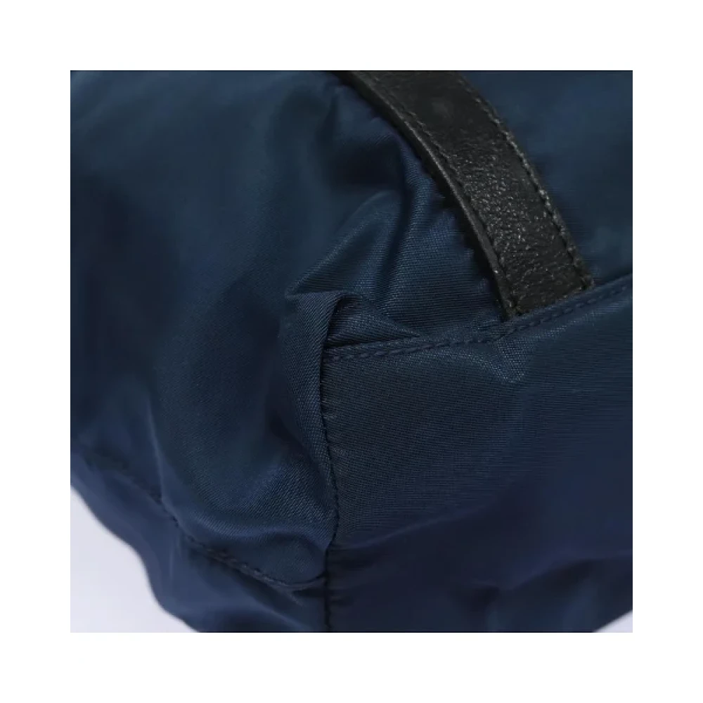 Prada Vintage Pre-owned Nylon prada-bags Blue Dames