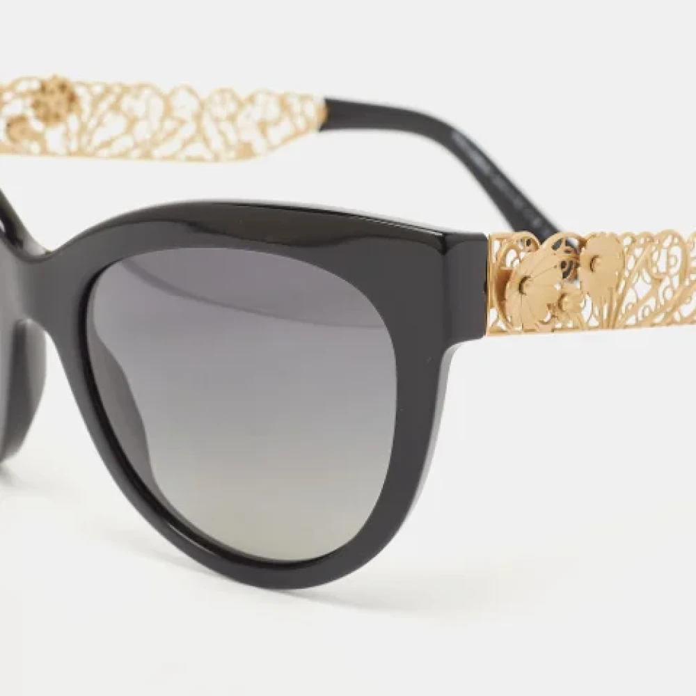 Dolce & Gabbana Pre-owned Acetate sunglasses Black Dames
