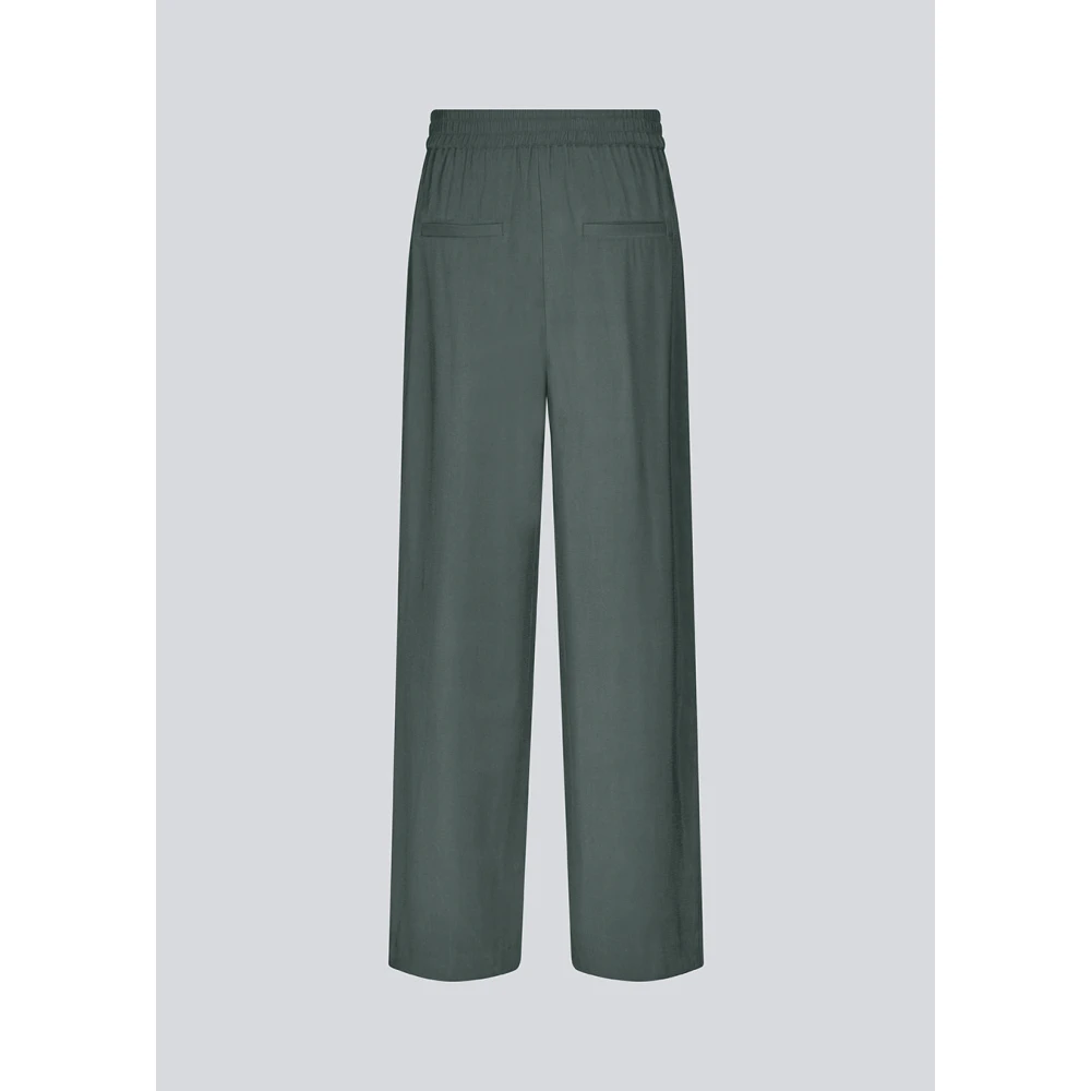 Modström Groene Harbor Pantalon Rechte Pijp Green Dames