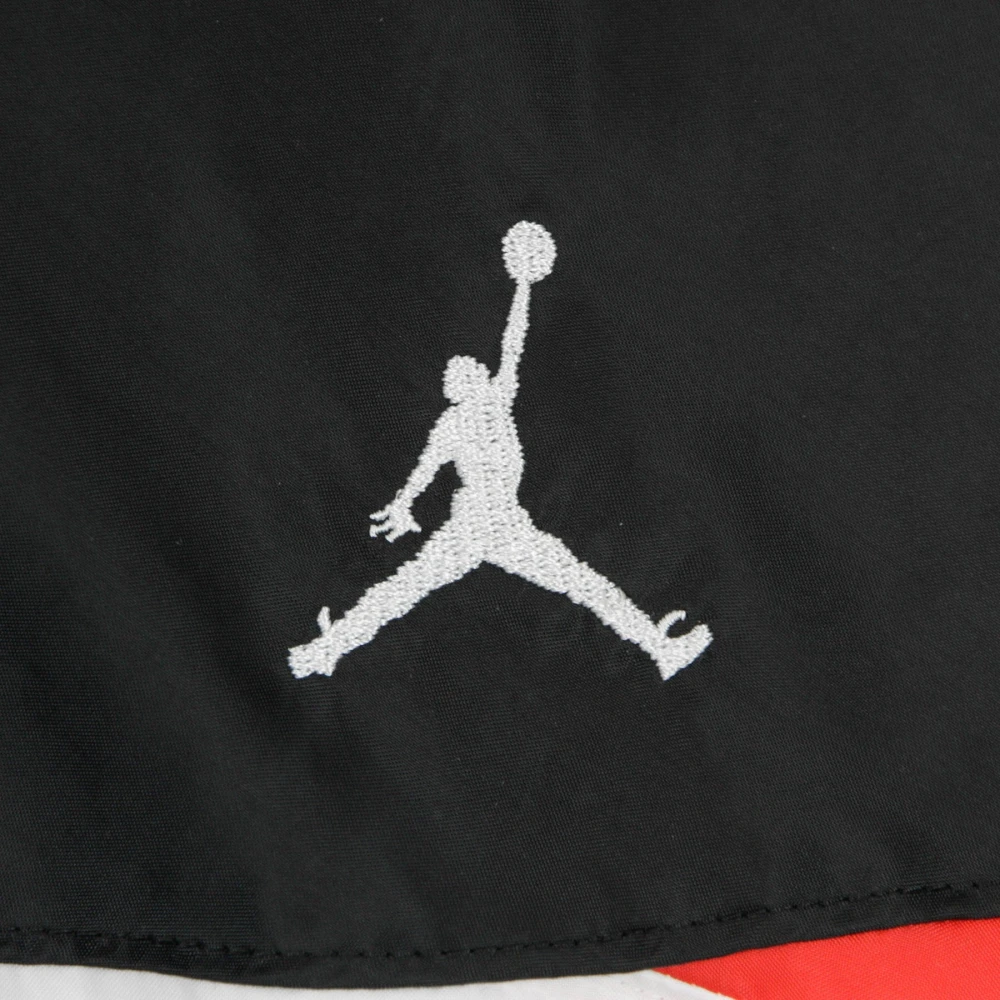 Jordan Windjack Zwart Wit Rood Multicolor Heren